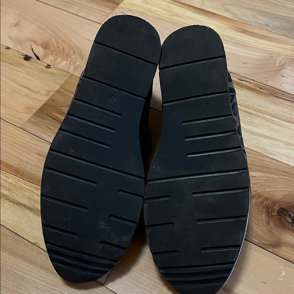Manfield Suede Leopard Print Sneakers - Picture 8 of 16
